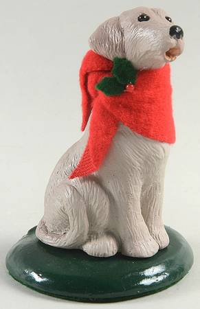 Singing Dogs Grey Dog With Red Bow - No Box