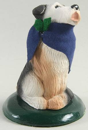 Singing Dogs Jack Russell With Blue Bow - No Box