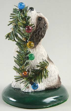 Singing Dogs English Setter With Garland - No Box