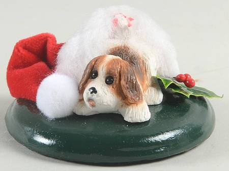 Singing Dogs Puppy With Santa's Hat - No Box