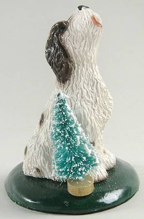 Singing Dogs English Setter With Tree - No Box