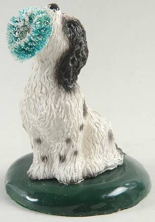 Singing Dogs English Setter With Wreath - No Box