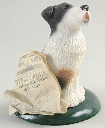 Singing Dogs Jack Russell With Newspaper - No Box
