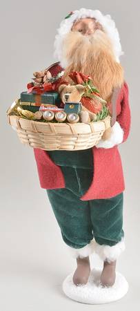 Santa & Mrs Claus Emporium Santa With Toys - No Box