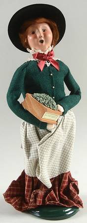 Yankee Candle Company Exclusives Woman With Bayberries-Red Skirt - No Box