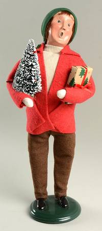 Yankee Candle Company Exclusives Man Shopper-With Christmas Tree - No Box