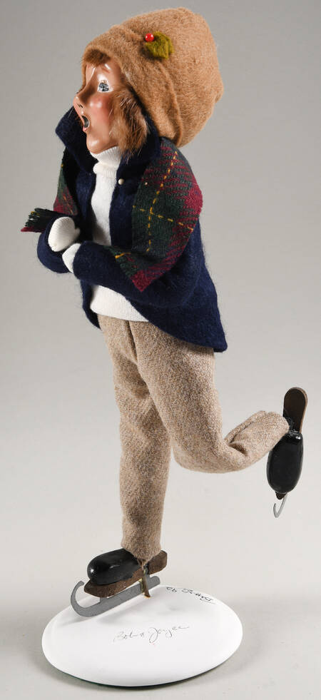 Winter Outdoor Activities Skater Boy-Blue Coat - No Box