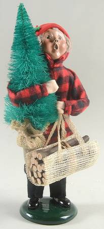 Specialty Carolers Boy With Tree - No Box