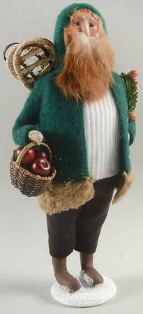 Winter Outdoor Activities Bearded Man With Snowshoes - No Box
