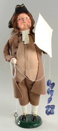 Historical Ben Franklin With Kite - No Box