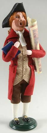 Historical Thomas Jefferson With Map & Book - No Box