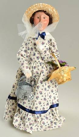 Winterthur Woman With Watering Can And Flower Baske - No Box