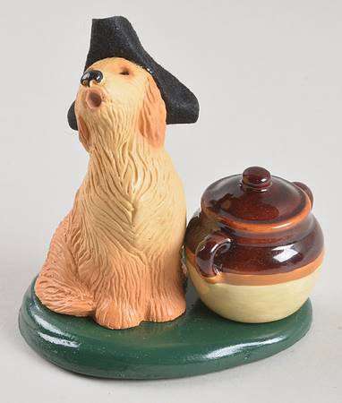 Wayside Country Store Golden Retriever With Bean Pot - No Box