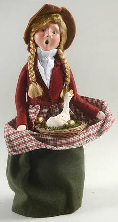 Christmas Store Exclusives Girl With Goose-The Golden Goose - No Box