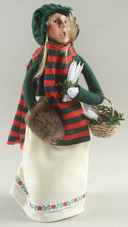 Christmas Store Exclusives Woman With Candles-Hoffman's Candle Corn - No Box