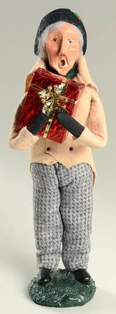 Christmas Store Exclusives Man With Present-Bumpy Base - No Box