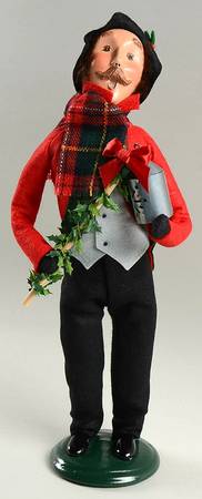 Christmas Store Exclusives Man With Lantern-Red Coat - No Box