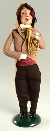 Christmas Waits Man With Baritone Horn - No Box