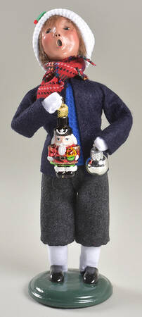 Christmas Market Glass Ornaments Boy - No Box