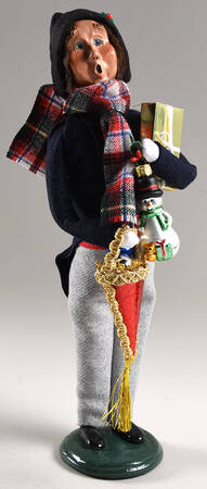 Christmas Market Ornament Family Man - No Box