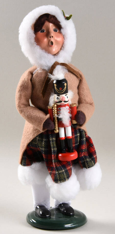 Christmas Market Girl With Nutcracker - No Box