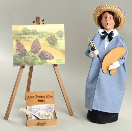 Spring Store Exclusives Artist Painting Lilacs - No Box