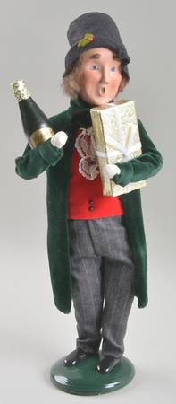 Victorian Specialty Families Family E-Man With Champagne - No Box