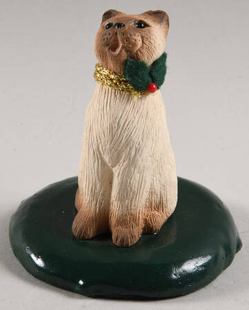 Singing Cats Siamese Cat W Gold Collar - No Box