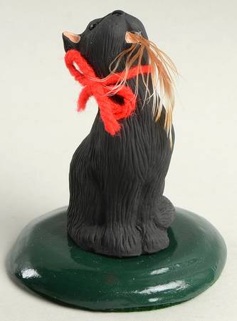 Singing Cats Black Cat With Feather In Mouth - No Box