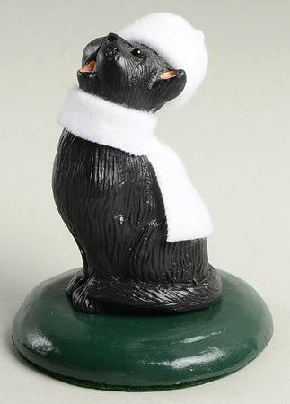 Singing Cats Black Cat With White Hat & Scarf - No Box