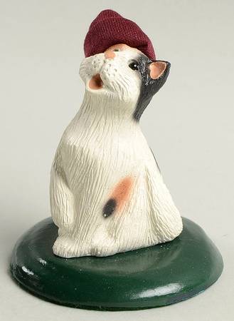 Singing Cats Cat With Burgundy Hat - No Box