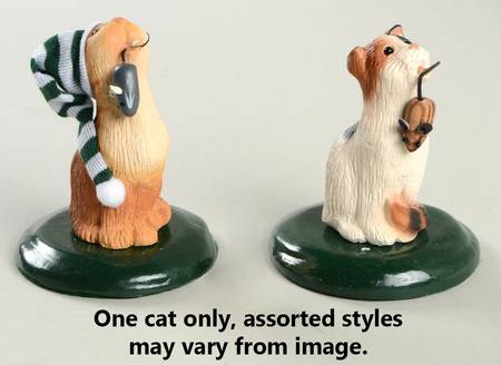 Singing Cats Cat With Mouse In Mouth - No Box