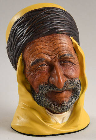 Character Head Bust Figurines Moroccan - No Box