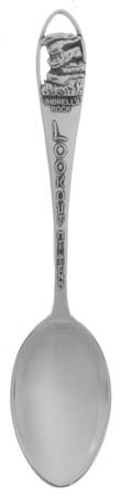 Souvenir Spoon Umbrella Rock Lookout Mt Tenn - No Box