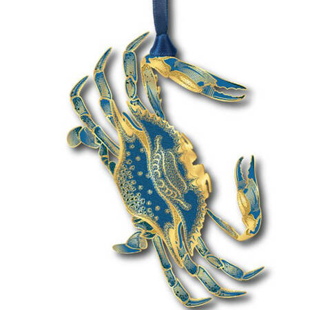 Coastal Ornaments Crab 3d - Boxed