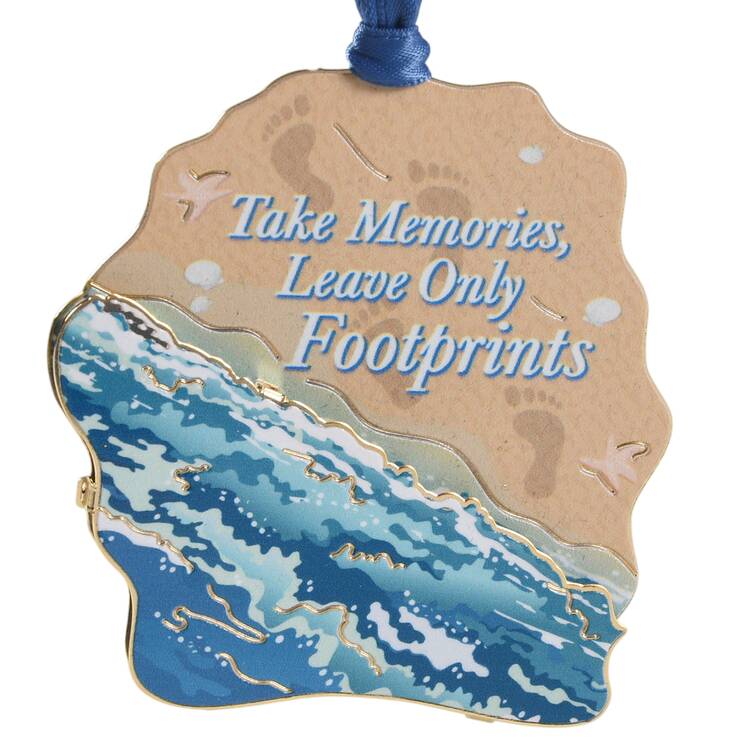 Coastal Ornaments Leave Footprints - Boxed