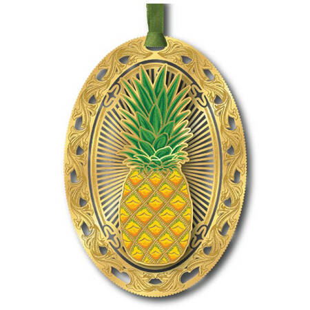 Nature Ornaments Hospitality Pineapple - Boxed