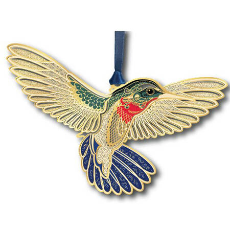 Nature Ornaments Hummimgbird - Boxed