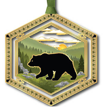 Nature Ornaments Woodland Bear - Boxed