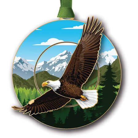 Nature Ornaments Soaring Eagle - Boxed