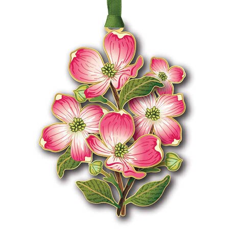Nature Ornaments Dogwoods Bouquet - Boxed