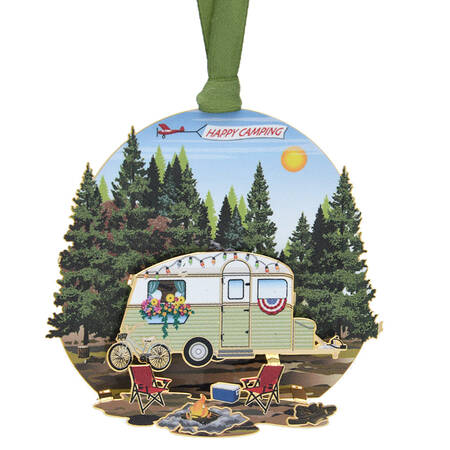 Nature Ornaments Happy Camping - Boxed