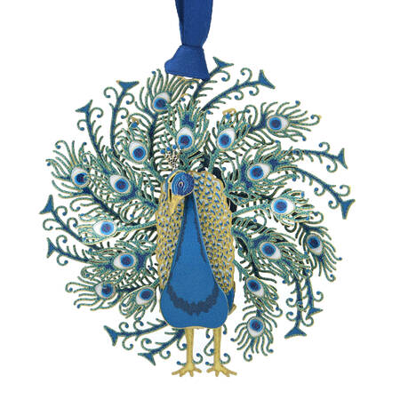 Nature Ornaments Peacock - Boxed