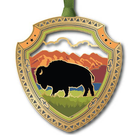Western Ornaments Buffalo - Boxed