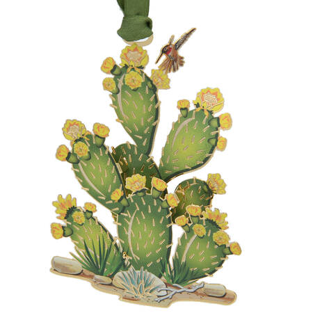 Western Ornaments Prickly Pear Cactus - Boxed
