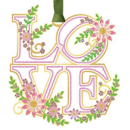 General Ornaments Love Floral - Boxed