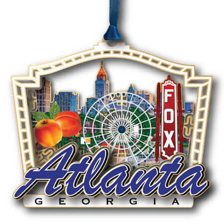Regional Ornaments Atlanta Skyline - Boxed