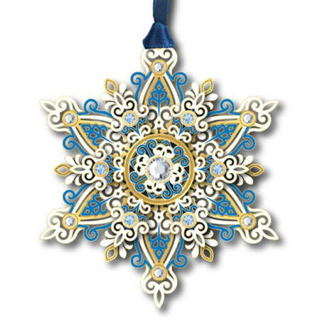 Snowflake Ornaments Shimmering Snowflake - Boxed