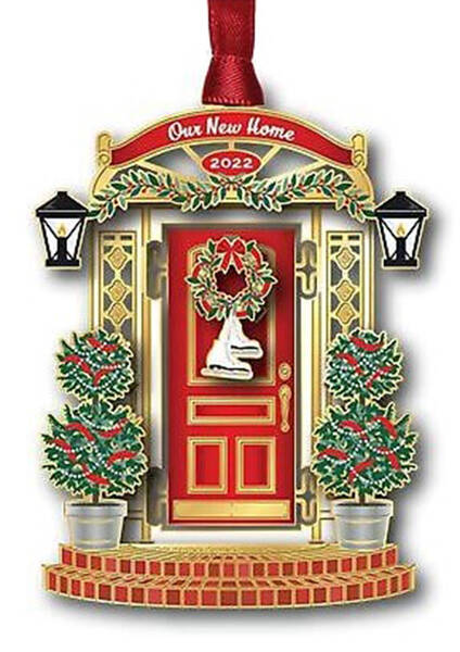 Annual Our New Home Ornament Our New Home 2022 - With Box Bx2022