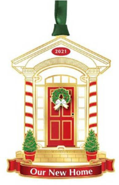 Annual Our New Home Ornament Our New Home 2021 - With Box Bx2021